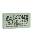 thumbnail image 1 of "Bienvenue au Lac..." Signe de Bloc, 1 of 2
