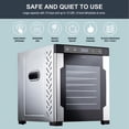 thumbnail image 2 of NutriChef NCFD10S 10 Shelf 900W Kitchen Countertop Food Dehydrator, 2 of 6