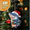 thumbnail image 1 of Adornos navideños Chopper, adornos navideños con agujeros para el árbol, colgantes acrílicos planos 2D, decoración navideña para el árbol, adornos para el coche, decoración colgante, decoraciones de j, 1 of 8