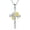 sunflower cross, variant on Sunflower/Ladybug/Bee/Dragonfly/Turtle Cross Necklace for Women 925 Sterling Silver Ststhoscope Cross Necklace Pendant Jewelry for Women