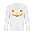 thumbnail image 4 of Kukoosong Men's Halloween T-Shirts Casual Crew Neck Long Sleeve Tops Athletic Wear Graphic Blouse Top, 4 of 5