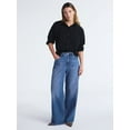 thumbnail image 3 of Scoop Women’s and Women’s Plus Relaxed Fit Button Front Shirt, Sizes XS-4X, 3 of 6