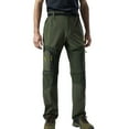thumbnail image 4 of Vedolay Mens Sweatpants Solid Color Straight Leg Trousers Loose Casual Sports Pants Army Green,S, 4 of 5