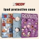 thumbnail image 2 of Funda magnética para tableta con función de encendido y apagado automático de Snoopy Charlie Brown para iPad Air Pro 1, 2, 3, 4, 2017/2018/2019/2020 de 9,7, 10,2 y 10,5 pulgadas de Apple, 2 of 5