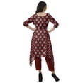 thumbnail image 4 of Moomaya 2 Piece Kurti With Pant For Women Santoon 3/4 Sleeves Partywear Clothing, 4 of 6