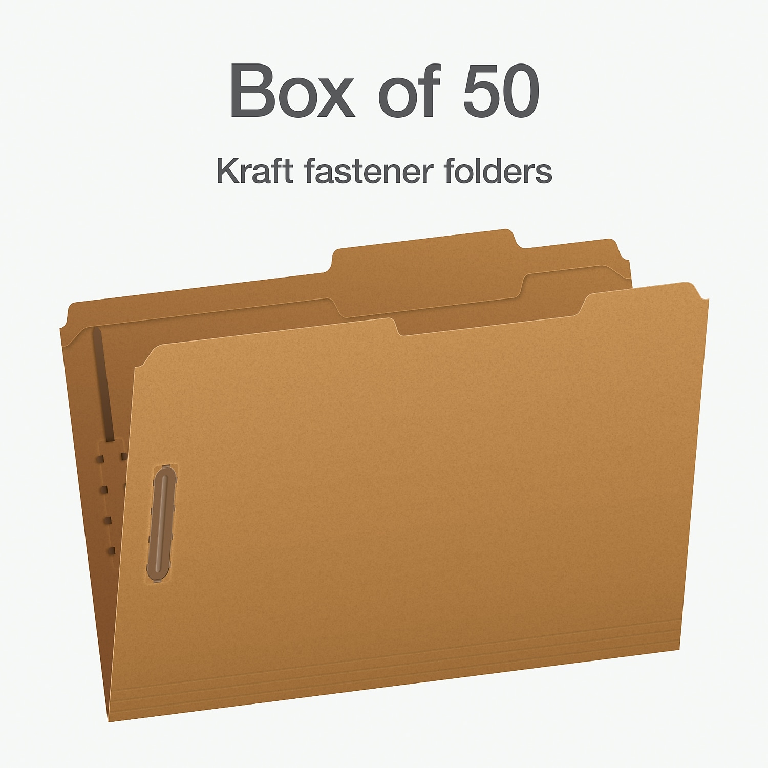 Pendaflex Heavy Duty File Folder 1-Tab Legal Size Brown Kraft 50/Box (1007044)