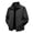 Black, variant on CharmCyan Men's Casual Loose Thin Stand-up Collar Jacket, Men's And Windproof Zipper Solid Color Coat Army Green L