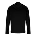 thumbnail image 5 of DDAPJ pyju Mens UPF 50+ Sun Hoodie Long Sleeve UV protection Fishing Shirts Hooded Lightweight Hiking Running Swim Rash Guard Black S, 5 of 6