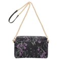 thumbnail image 2 of FORMRS Women Crossbody Purse with Chain Strap Vegan Leather Shoulder Handbag, Gothic Floral Print, 2 of 7