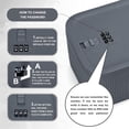 thumbnail image 3 of shiyou-Lockable Storage Box, Locking Medicine Box, Cell Phone Locked Jail, Food Medical Lockbox, Containers Bin for Personal Refrigerator Home Office Organization Travel Gift,9.25 x 5 x 3.6 (Navy), 3 of 4