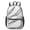 White and Black Marble Pattern, variant on Black and Gold Marble Pattern 17" Waterproof Oxford School Backpacks for Teens, S-Shape Padded Straps, for School, Travel, Hiking, Camping