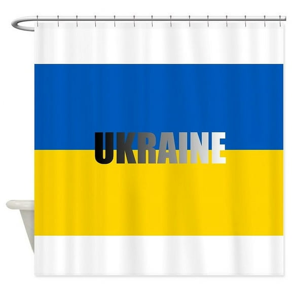 CafePress - National Flag Of ??????? / Ukraine - Unique Fabric Shower Curtain 70" x 72"