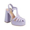 thumbnail image 1 of Tacones Mujer Casuales Plataforma Kipon Cómodos Ligeros violeta oscuro 23, 1 of 5