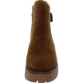 thumbnail image 3 of Aqua College Womens Desiree  Zipper Suede Booties, 3 of 3