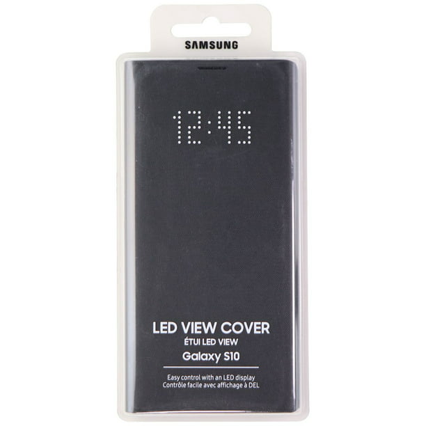 Samsung LED View Cover EF-NG973 - Flip for cell phone - black - for Galaxy S10 (Unlocked), S10 Enterprise Edition Walmart.com