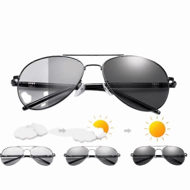 Photochromic Polarized Day & Night Driving Sunglasses For Outdoor Riding