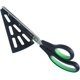 thumbnail image 1 of Tijeras para pizza de cocina con cuchillas afiladas, cortador de pizza con empujador de pizza de acero inoxidable, tijeras para pizza / cuchillo para pizza - verde JFHHH pequeña, 1 of 5