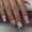 JP3395 [Glue model], variant on French 3D water ripple wearing nail three-dimensional bow pearl manicure flash diamond star fake nail nail patch
