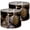 Color 3, variant on Lamp Shades Set of 2 Wooden whisky barrels 13" x 13" x 10" Lampshade for Table Lamps Floor Lamps Lamp Shade Replacement Easy Assembly Required