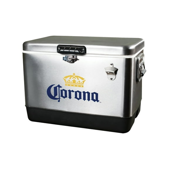 Corona Ice Chest Cooler with Bottle Opener, 51L (54 qt), 85 Cans