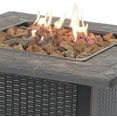 thumbnail image 3 of Decorative Push Button Outdoor LP Gas Fire Pit + Rocks, 3 of 6