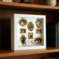 thumbnail image 4 of MKHSQHDG Today's Deals Diy Mini Museum Celebrate Your Unique Memories in Style Memory Display with Mini Figurines Gold A Meaningful for Valentine's Day & Anniversaries, 4 of 4