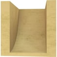 thumbnail image 4 of 6"W x 6"D x 6"H Wide Durham Rough Cedar Woodgrain TimberThane Corbel, Primed Tan, 4 of 6