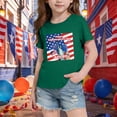 thumbnail image 5 of Cloaraye Boys Girls 4th of July T-Shirt Kids Independence Day Printed Crew Neck Short Sleeve Tee Shirts 2-14 Years, 5 of 5