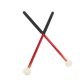 thumbnail image 1 of Mazos De Tambor De Fieltro De Lana, Mazos De Timbales De De Goma Ideal Para Tambores, Platillos, Timpani, 1 of 7