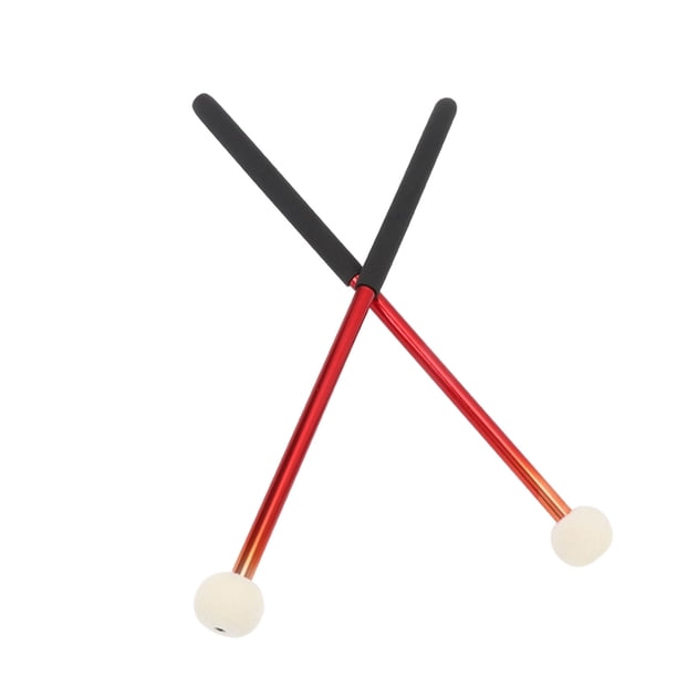 Mazos De Tambor De Fieltro De Lana, Mazos De Timbales De De Goma Ideal Para Tambores, Platillos, Timpani
