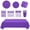 a, variant on Moonsky Purple Theme Party Tableware Set, Thickened Paper Plates Cups and Tablecloth for Festival Celebration