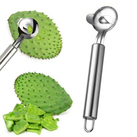 2Pcs Cuchara Pelador De Nopales, Spoon Cactus Peeler, Pelador De Nopales Cuchara, Pelador De Nopales En Forma De Cuchara, Multifunció Cuchara Pela Nopales - Gadgets De Cocina
