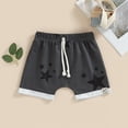 thumbnail image 2 of Wassery Infant Baby Boys Clothes 6 12 18 24 Months Boys Summer Shorts Elastic Waist Printed Short Pants Sports Jogging Shorts, 2 of 6