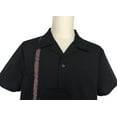 thumbnail image 4 of Retro Bowling Shirts Cotton Black, 4 of 6