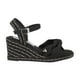 thumbnail image 2 of Sandalia De Plataforma Confort Con Yute Negro Lona Curry Premium Negro Para Mujer, 2 of 5