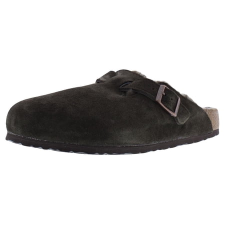 Birkenstock Boston Vl/Shearling Unisex Shoes Size 8 Color: Mocca