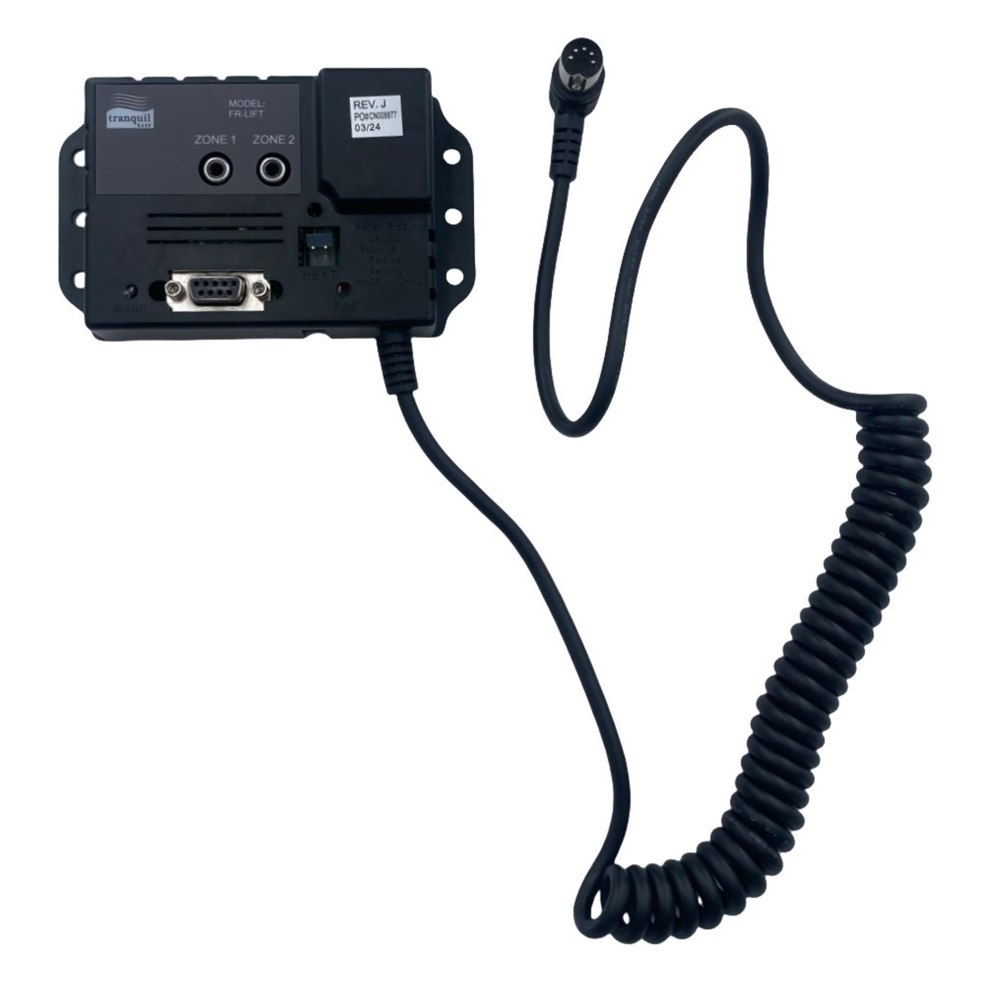 Raffel Systems 2802 Junction Box Model FR-LIFT for Lift Chairs Power Recliner, black