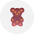 thumbnail image 1 of Lampara de noche PANEL DECORATIVO LED OSO rosa, 1 of 2