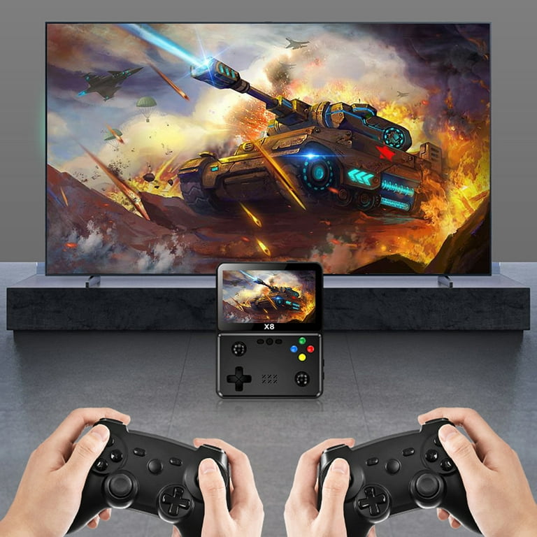 Handheld Game Player 4 Inch IPS Screen 8G Built in 2000