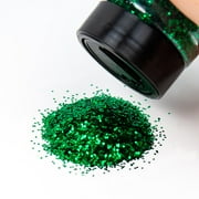 Hello Hobby Green Glitter Shaker, 4 oz.