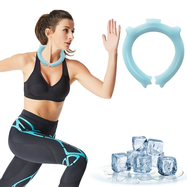 Meitianfacai Wearable Neck Ice Tube Neck Cooler Reusable Neck Cooler Reusable For Summer Heat Protection 140ml