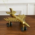 thumbnail image 4 of Carcasas de Artesanía en apariencia de Modelo de Decoración de escritorio para Regalos CUTICAT Estatua de avión de metal, 4 of 8