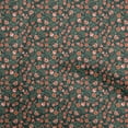 thumbnail image 1 of oneOone Polyester Spandex Dark Green Fabric Asian Suzani Sewing Craft Projects Fabric Prints By Yard 56 Inch Wide, 1 of 5