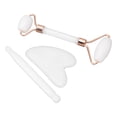 thumbnail image 1 of Herramienta De Masaje Para Raspar Gua Sha, Juego De Rodillos De Piedra De Jade Para Reducir La Hinchazón, Manual De Doble Extremo Antienvejecimiento Para Masaje Corporal, 1 of 7