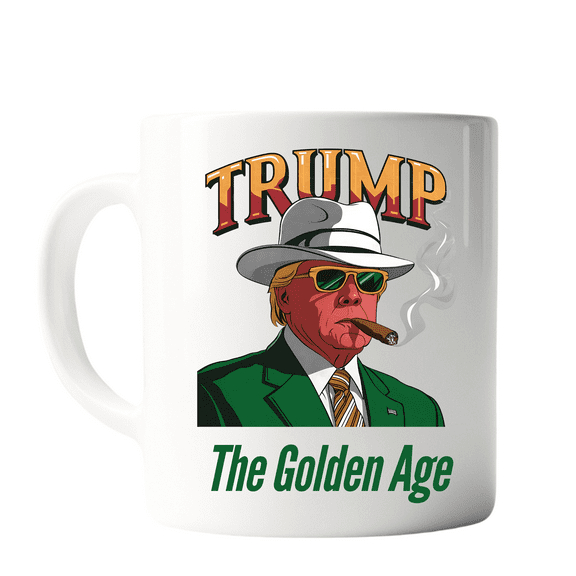 Ceramic Mug, Trump The Golden Age Statement Coffee Cup, Great for Sipping at Home or Gifting to Supportive Friends