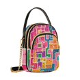 thumbnail image 7 of FORMRS Crossbody Bag for Women Quilted Travel Shoulder Cell Phone Purse with Chain Strap Handbag, Art Map, 7 of 7