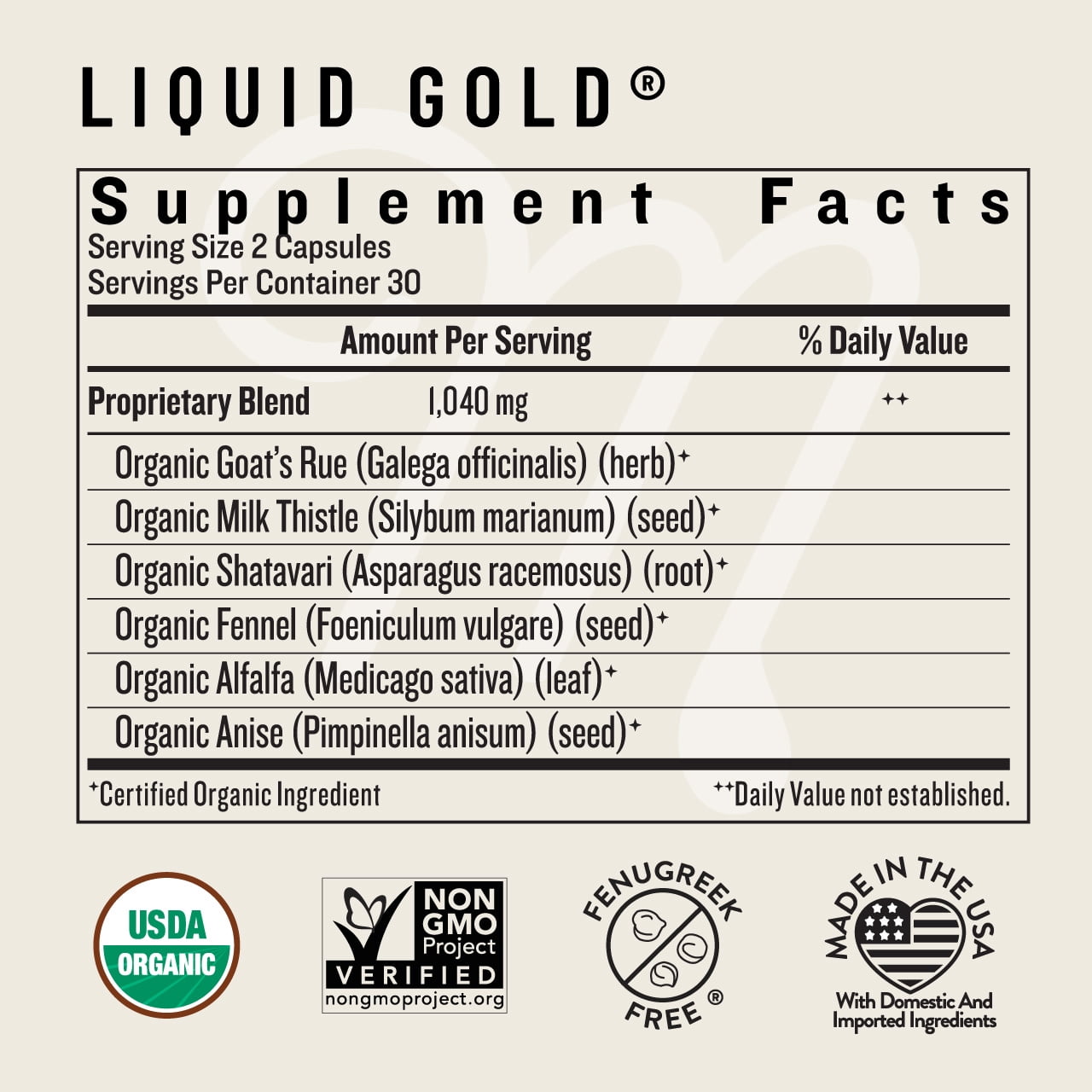 (2 pack) Legendairy Milk Liquid Gold, Lactation Supplement for Increased Milk Production, 60 Count