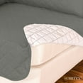 thumbnail image 6 of Subrtex Reversible Sectional Corner Sofa Slipcover L Shape Corner Covers with Elastic Straps (Light Gray), 6 of 8