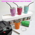 thumbnail image 5 of Mini Tumbler Shot Glass with Straw with Lids, 5 of 5