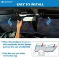 thumbnail image 4 of Ayamaya Car Front Windshield Sun Shade,Foldable Anti-UV Cartoon Car Front Window Sunshade Fits Most Model of Cars 1 Pcs 59''33'', 4 of 9